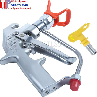 Airless Spray Gun 5000 PSI Silver Airless Paint Spray Gun with Spray Tip 211 USA