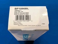 Moen Triva BP1886BL 9" Hand Towel Bar In Matte Black