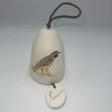 Quail Sandstone Pottery Hanging Bell Wind Chime