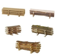 Miniatur Baumaterial Bretter 8-15cm  Bretterstapel Holz Möbel rustikal Wichtel
