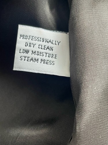 Abrigo Jones New York Pea Mujer Negro 100% Lana Chaqueta Sin Etiqueta Talla Se Ajusta a XL - Imagen 8 de 8