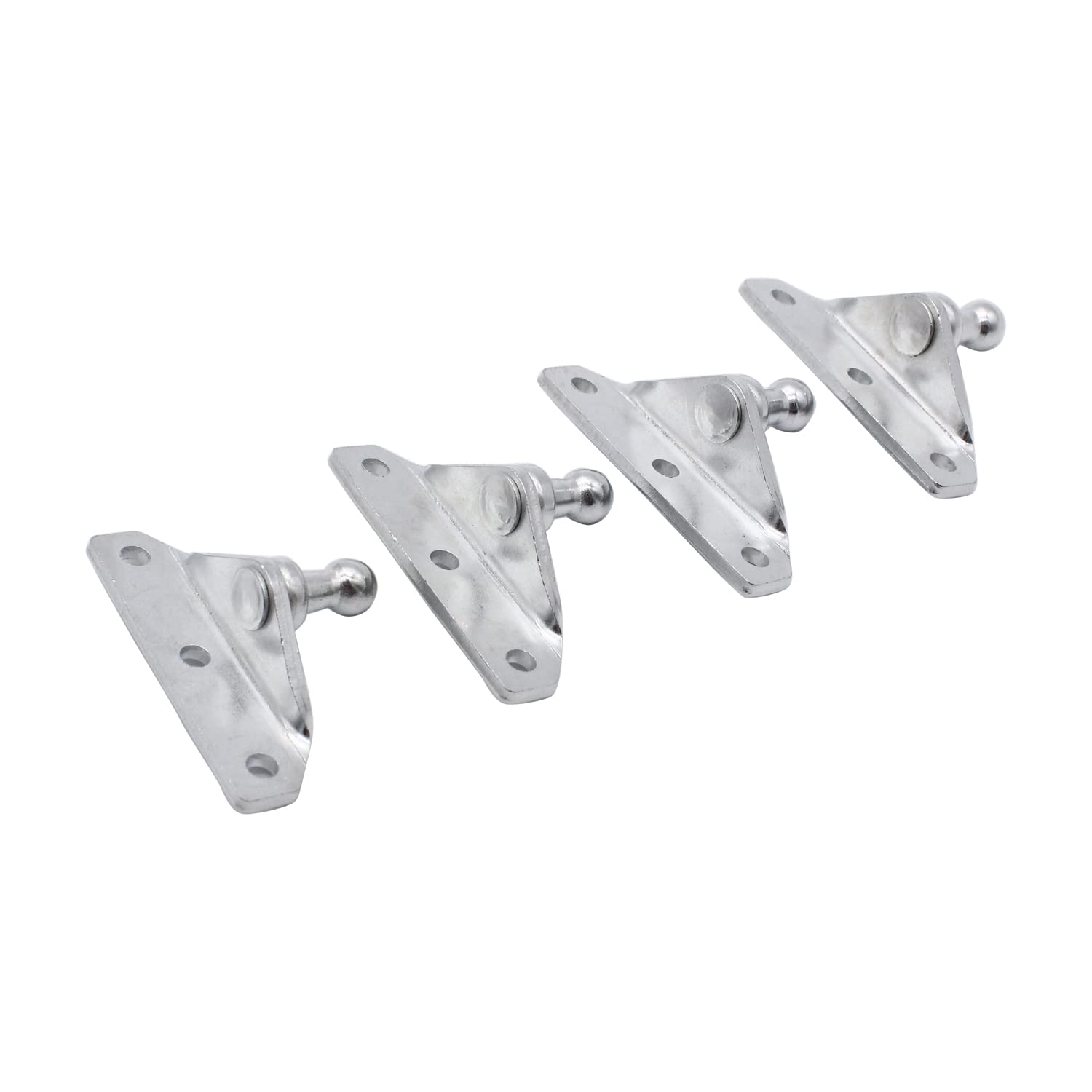 4 Pcs/Set  10MM Ball Stud Brackets for Gas Prop Strut Spring Flat-Shaped