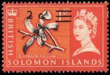 SOLOMON ISLANDS 150 - Dendrobium Orchid "Provisional" pb36191