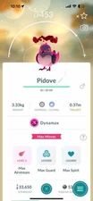 Pokemon Shiny Dynamax Pidove (Tr.a.d.e 20k stardust or P T C  80k stardust)