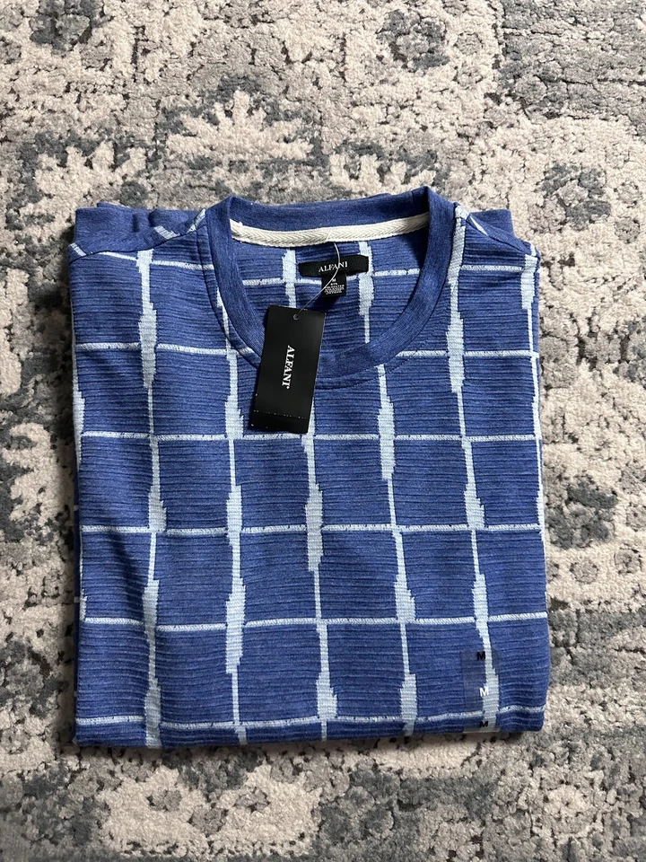 Alfani Men’s Long Sleeve Shirt Size Medium Blue NWT - Image 2 of 4