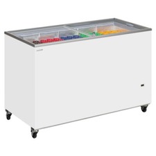NEW SMALL SLIDING 2 LID DISPLAY CHEST FREEZER IC401SC @ £632 +Vat FREE DELIVERY