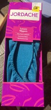 vintage Jordache Luxury Slippers Large size 8-9 skid resistant blue new old stk