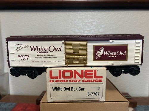 BÚHO BLANCO CIGARROS "TABACO" - O Calibre 6-7707 COCHE LIONEL - PUERTAS CORREDERAS RARO | Condition: New