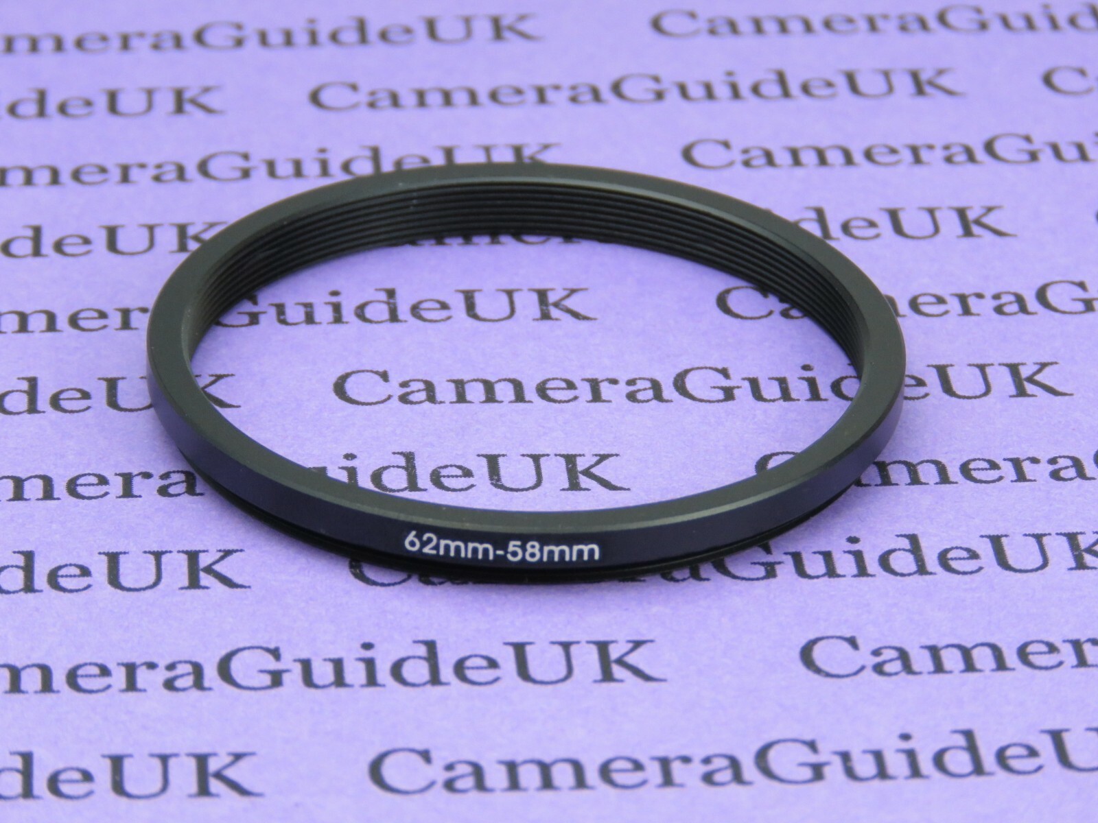 62mm to 58mm Male-Female Stepping Step Down Filter Ring Adapter 62mm-58mm