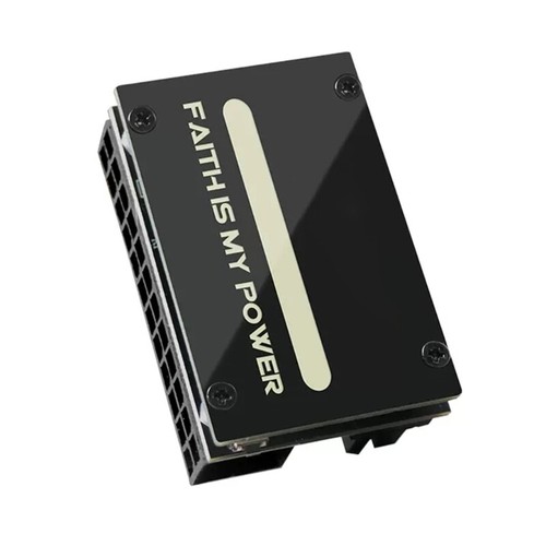 Adaptateur 24 broches 90 degrés 24 broches prises d'alimentation carte mère cartes mères connecteur d'alimentation - Photo 3/7