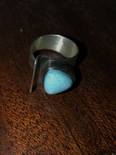 Desert Rose Trading Co. Turquoise Ring Sz 7, pre-… - image 1