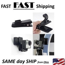 Fashion 360  Rotary Quick Release Backpack Hat Clip Clamp Mount Police Cam Mount