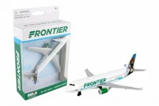 Frontier Single Plane, White with Green - Daron RT7594-1 - Diecast Model Toy Car
