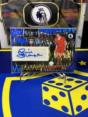 Phil Thompson Sticker 2022-23 EPL Select Phil Thompson Blue Pulsar Autograph Pitch side | eBay