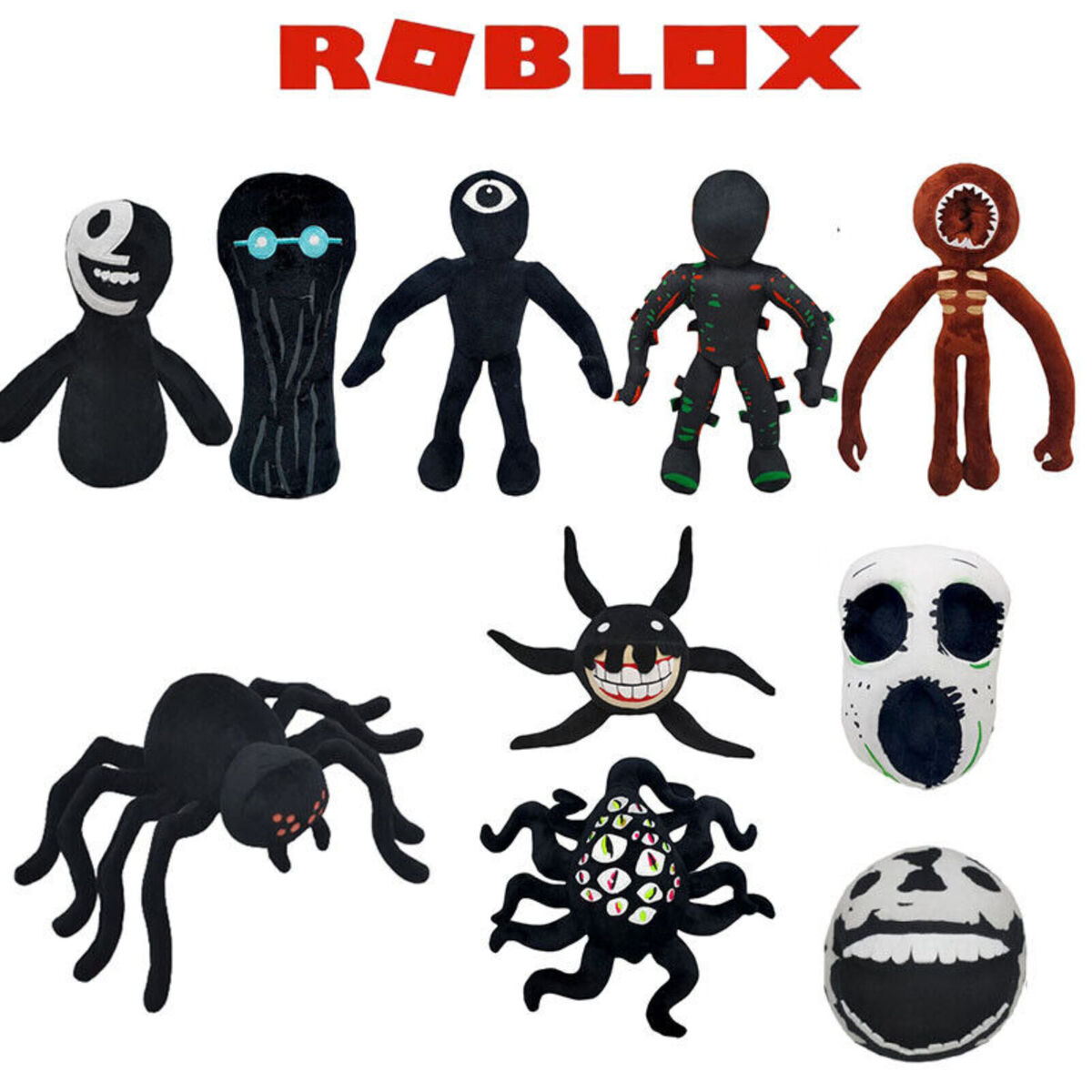 Horrible Roblox Doors Stuffed Figure Screech Glitch Monster Doll Kids Toy  Plush