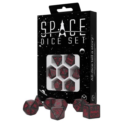 Q-Workshop Space Voyager 7 Piece Dice Set NEW IN STOCK