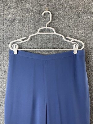 Pantalon 3/4 August Max Woman En Soie Lilas à Carreaux - Taille 24W, Occasion Très Bon état