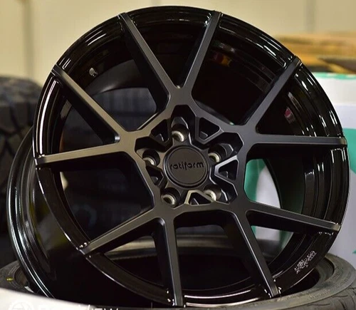 19" Rotiform KPS Wheels & Yokohama Advan A052 Tyres Fit Mercedes Audi Volkswagen - Picture 5 of 9