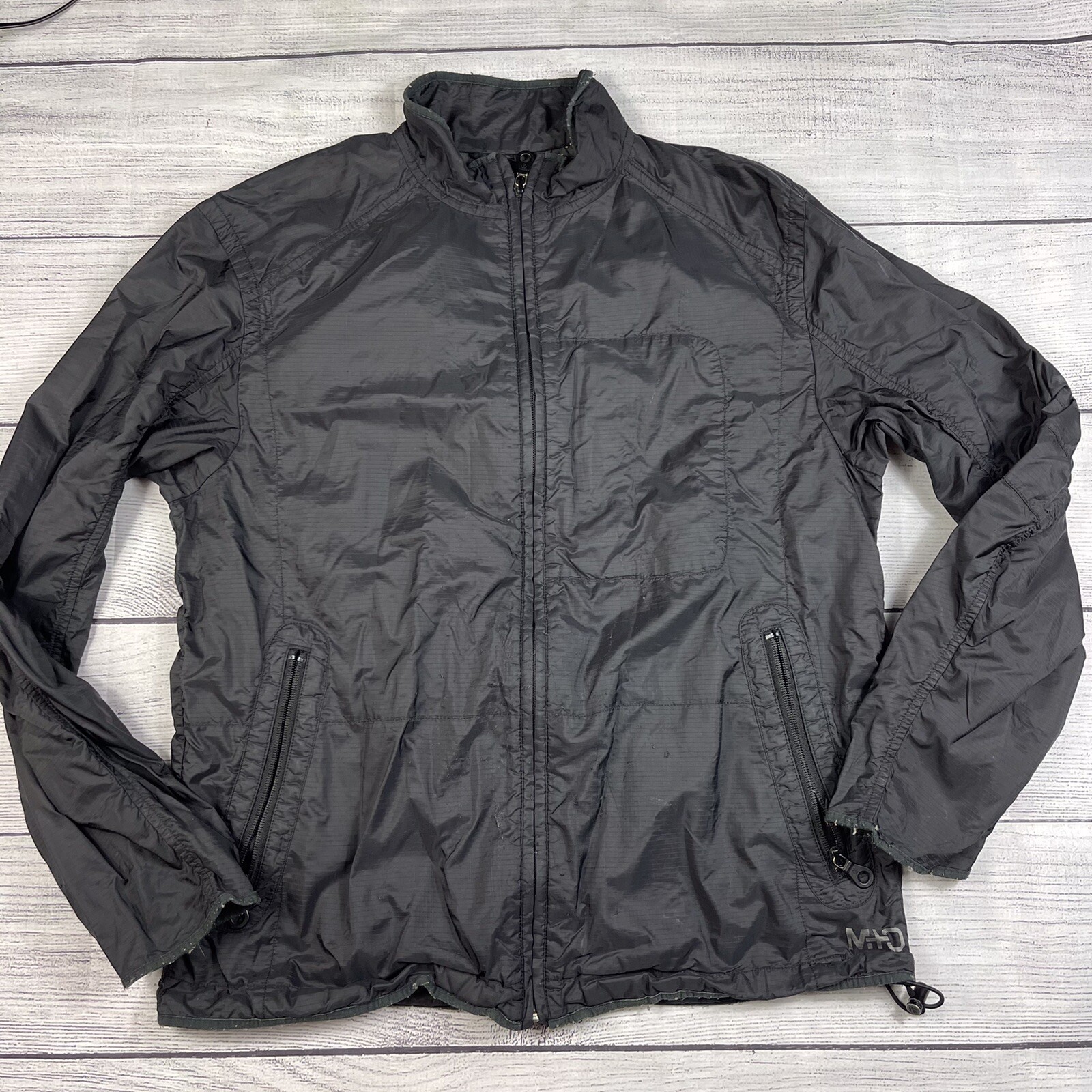 Women’s Windbreaker Rain Jacket Black American Eagle Martin & Osa Unisex Size M