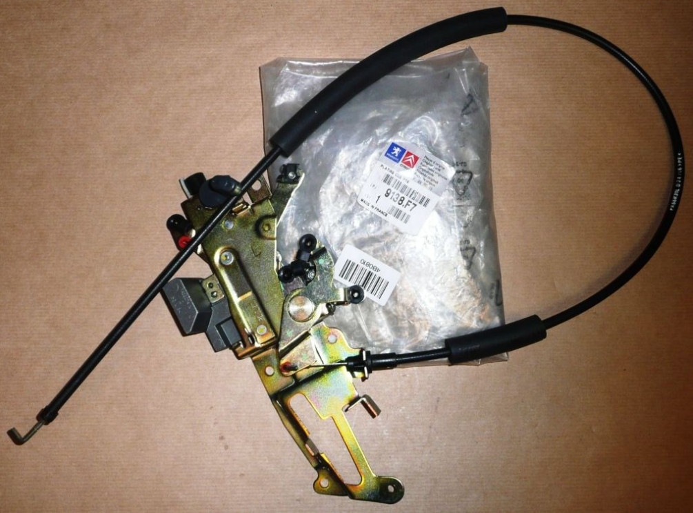 Serrure de porte coulissante PSA 9138.F7 à verrouillage fluide pour Partner II