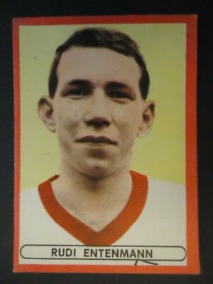 Sicker Sammelbild 23? Rudi Entenmann VfB Stuttgart 1963/64 Fußballalbum