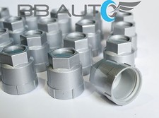 20 New Silver Lug Nut Covers Caps Chevrolet Gmc Buick Oldsmobile Pontiac