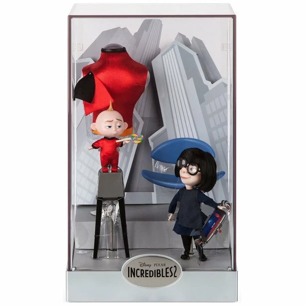 Disney Limited Edition Designer Disney Pixar The Incredibles 2 Doll Set Edna