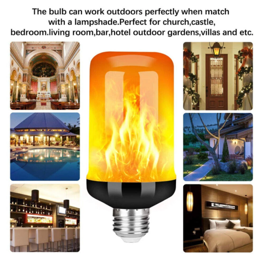 Outdoor flickering sale light bulbs