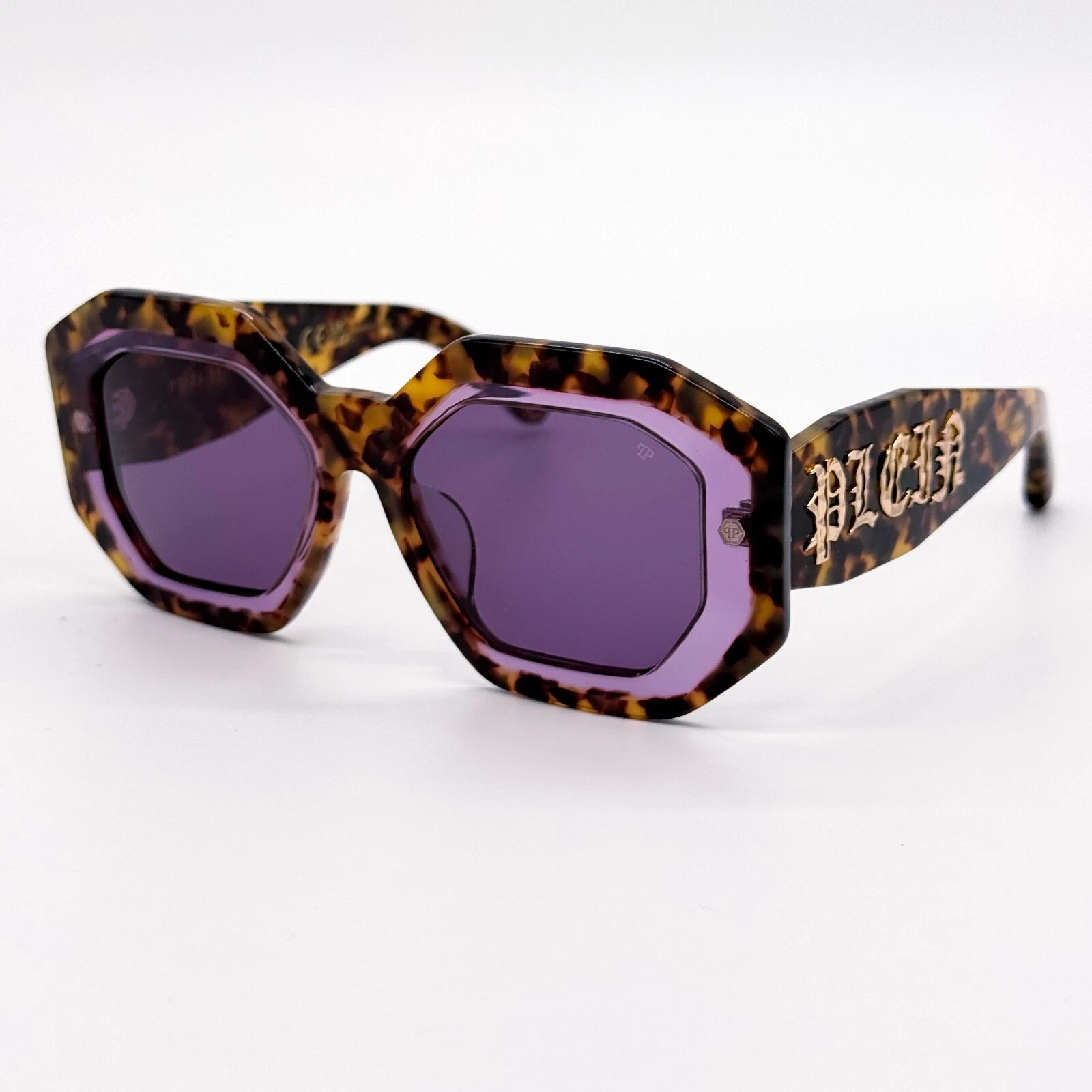 LUNETTES DE SOLEIL FEMME NEUVES PHILIPP PLEIN SUPREME SPP098M 0778 HAVANA