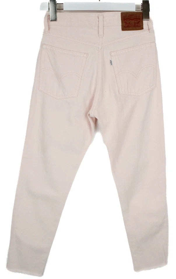 Levi's 22861 Mujer W25 Wedgie Fit Desgastado Con Bolsillos Rosa - Imagen 2 de 4