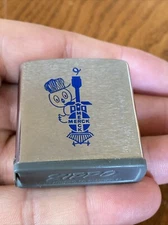 Merck Poultry Chicken Loco Train Conductor NICARB Advertising Zippo Tape Measure