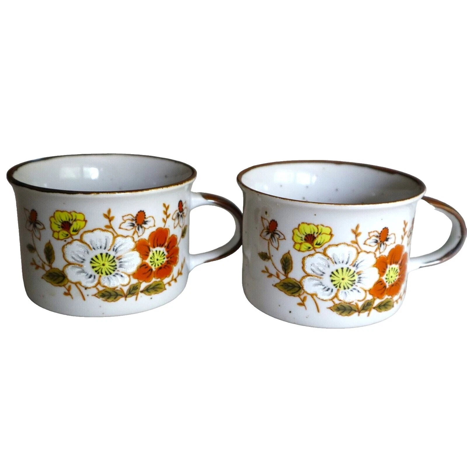 Sopa de gres Tazas Floral