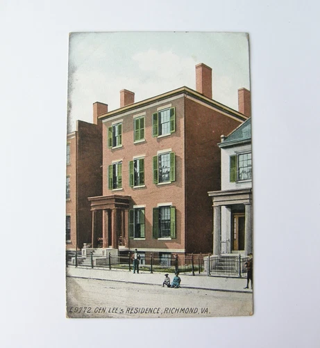 V894:: Posted 1915, CSA General R.E. Lee's Residence, Richmond Virginia
