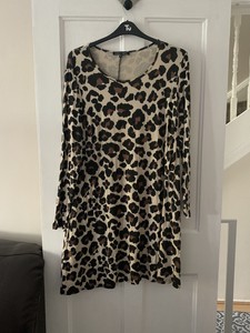 jd williams leopard print dress