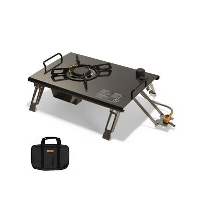 Naturehike Desktop & Embed Folding Single-Burner Gas Stove,13,648BTU Portable...