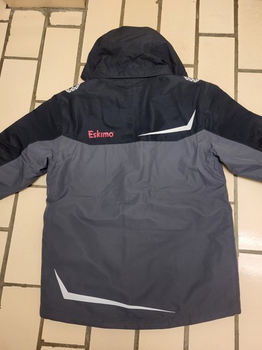 Men's Eskimo Ice Fishing Superior Barrier Gray Waterproof Jacket Size M - Picture 5 of 5