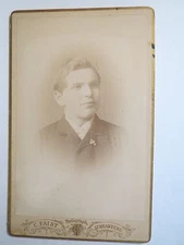 Schramberg Schwarzwald - Mann im Anzug - Portrait / CDV