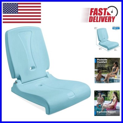 Durable Capri Blue Flip Seat - Portable Outdoor Chair for Beach, Camping & More