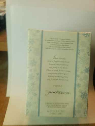 Hallmark Keepsake Ornamento Frostlight Fata Floriella Fibra Ottica Bagliore Vintage - Foto 7 di 7