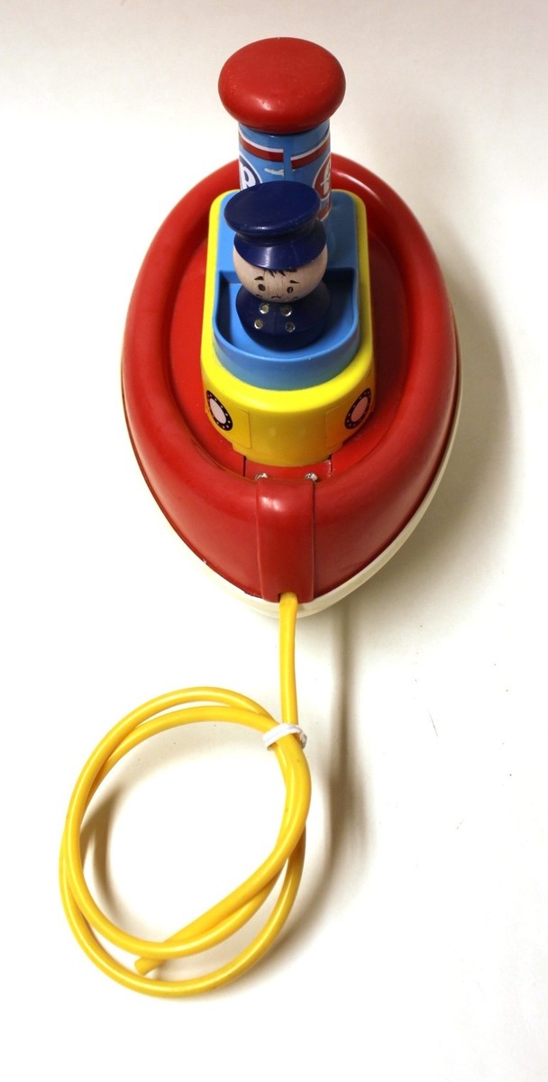Vintage 1967 Fisher-Price Tuggy Tooter Pull Toy | eBay