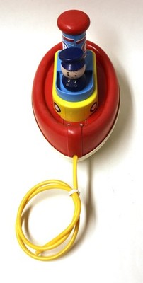 フィッシャープライス　ヴィンテージ　TUGGY TOOTER トイストーリー Vintage 1967 Fisher-Price Tuggy Tooter Pull Toy | eBay