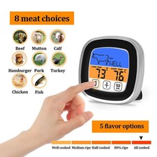 Digital Food Thermometer Probe Cooking Meat Kitchen Temperature BBQ Turkey UK