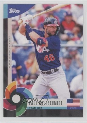 2023 Topps World Baseball Classic Global Stars Black Paul Goldschmidt #32 kf4