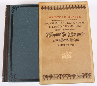 Christoph Glaser, Novum Laboratorium Medico-Chymicum, Chymische Artzney