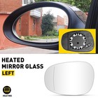 Mirror Glass Heated w/ Backing Left Side LH for Replacement BMW 335i 135i 128i