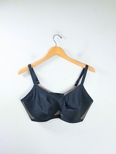HoneyLove Crossover Bra Runway Black Tan XL 38D/DD/E