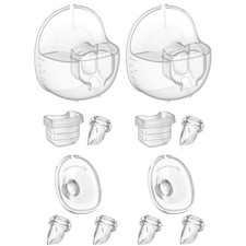 Breast Pump Parts Flange Shield 24mm Duckbill Valve Silicone Diaphragm Milk C...