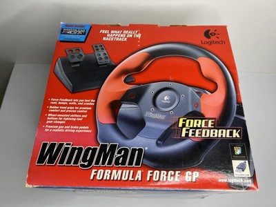 Logitech Wingman Formula Force GP Steering Wheel & Pedals - Boxed for PC