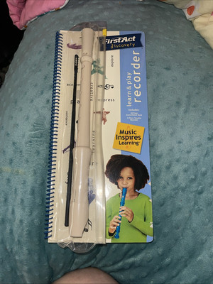 First Act Learn & Play Recorder Musical Instrument For Kids, Colors Vary