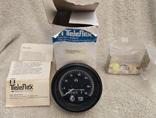 Teleflex Marine 52287D016 Black Bezel Mechanical Tach Hour Meter Tachometer